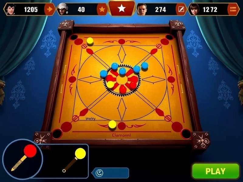 Carrom Elite Master control interface
